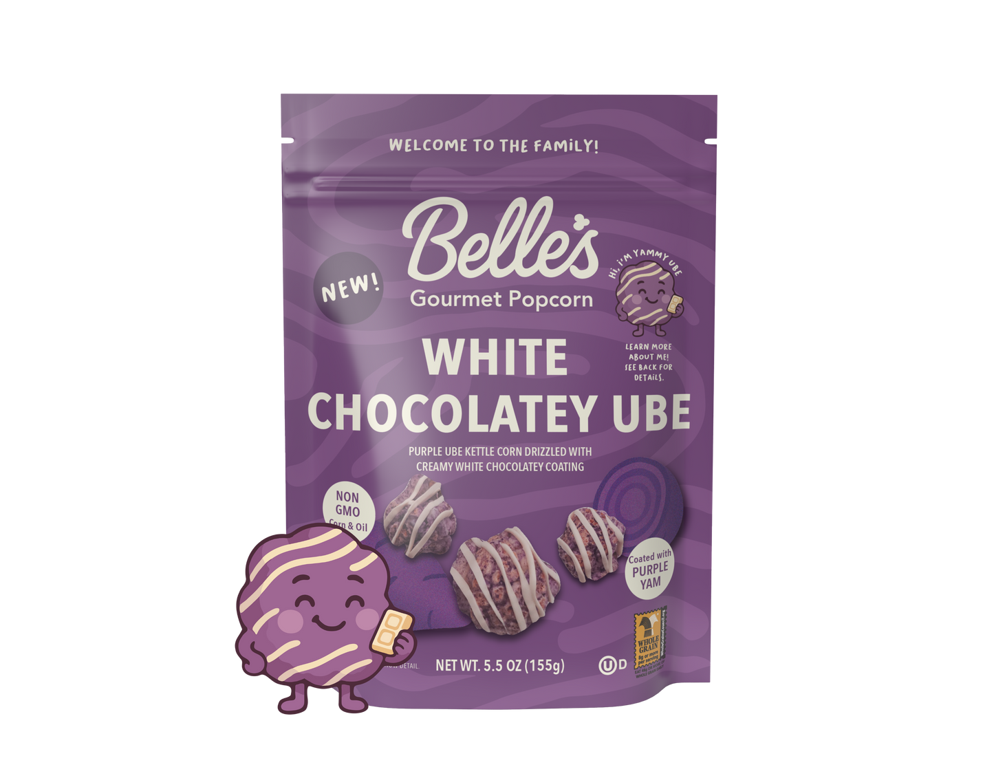 White Chocolatey Ube